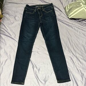 American Eagle Outfitters Women's Navy Skinny Jeans